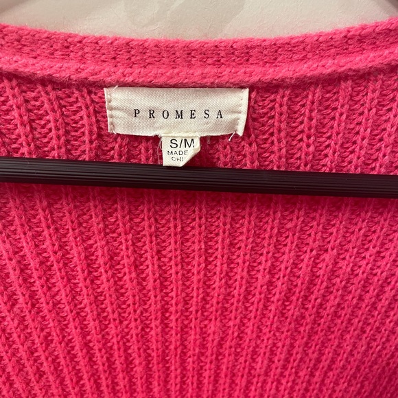 Sweet Jolie pink maxi cardigan - Picture 4 of 5